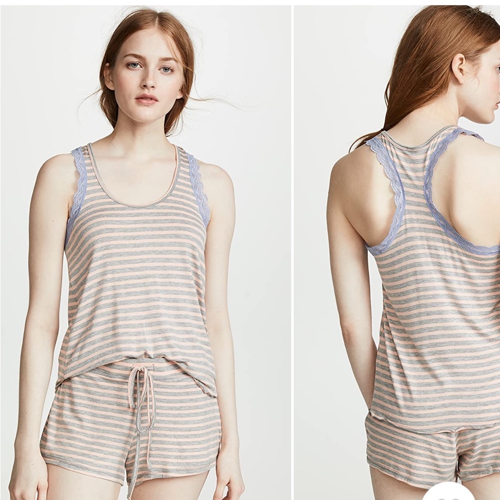 Honeydew all American pj set